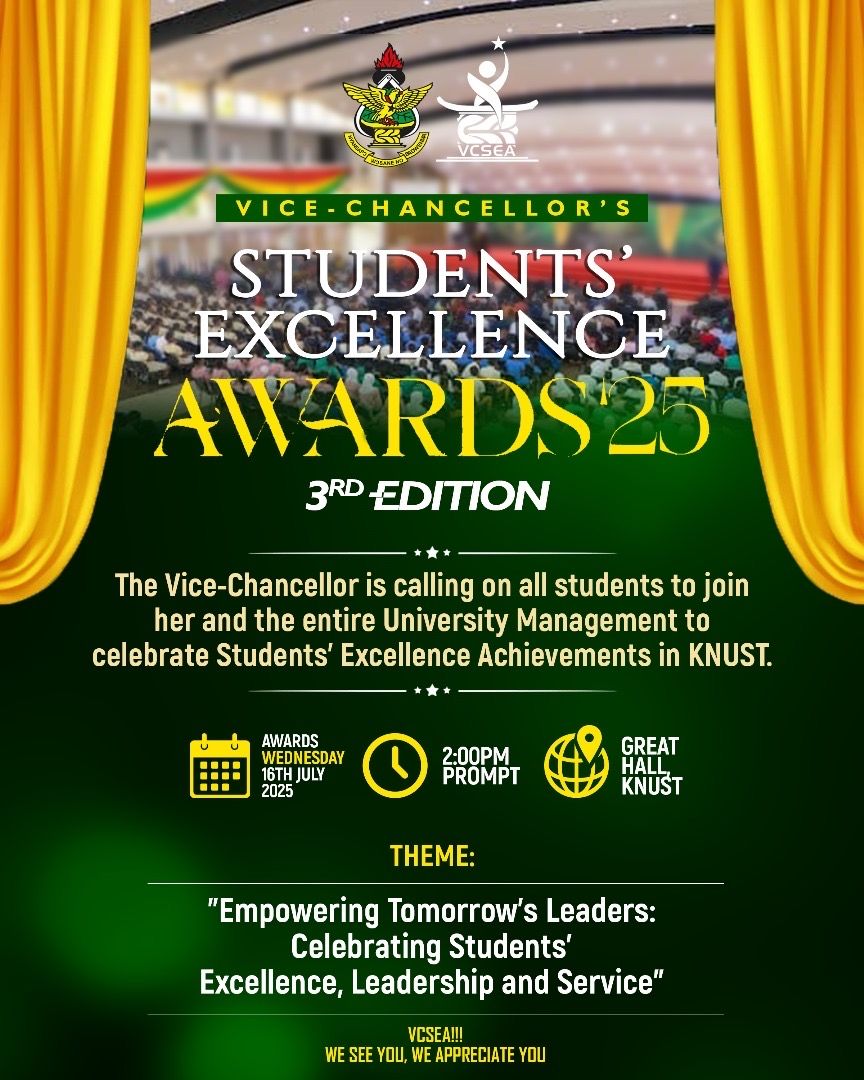 DoSA_KNUST's tweet image. VCSEA!!!
We see you, we appreciate you.
@KNUSTGH @knust_src @Thevokofficial @KNUST_Live @knustnewsfile