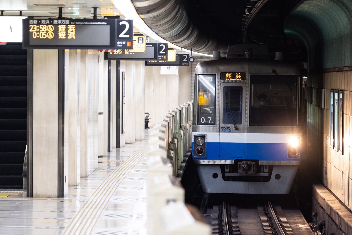 acid7509's tweet image. 25/7/5
85運行 1000N系13編成
48運行 2000N系20編成
34運行 1000N系07編成
25/7/6
31運行 1000N系14編成
先日は山笠缶を撮るため午後から空港線へ。
07編成が片目消灯状態で運行しておりそちらも撮影。