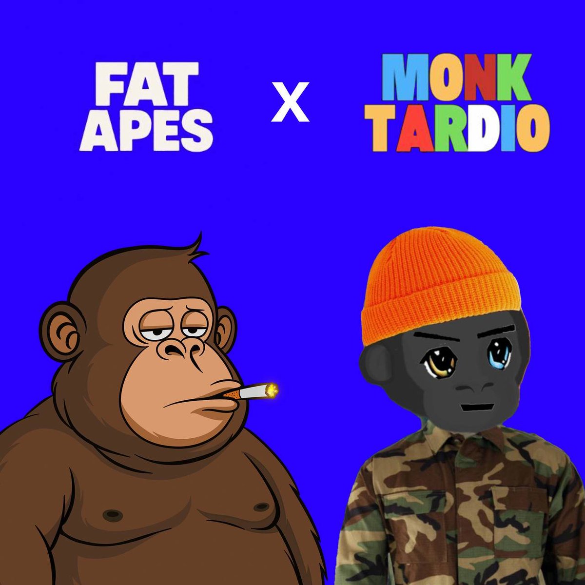 Fat Apes x Monktardio

We secured 40 GTD Spots + FCFS for all delisted Monktardio Holders.

How We Split:
30 GTD - Discord Raffle
10 GTD - X Raffle

How to enter the X Raffle:

🤡Follow <a href="/fatapesonape/">Fat Apes</a>  &amp; <a href="/Monktardio/">Monktardio</a>
🤡Like &amp; RT
🤡Reply with your Apechain Wallet + Tag 2 Friends