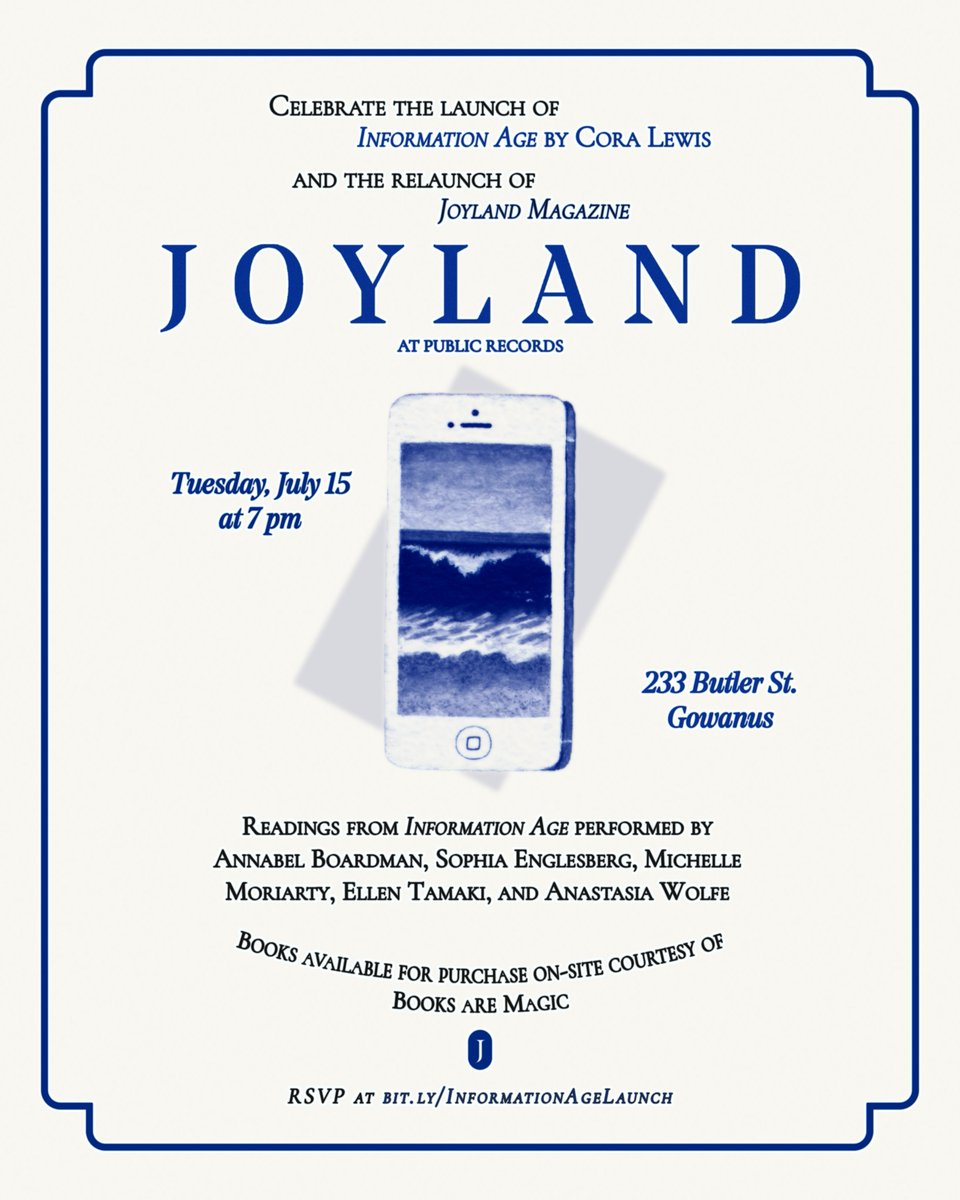 michelle lyn king (@michellelynking) on Twitter photo we sold out of $15 book+drink+admission tickets, but $5 drink+admission tickets are still avail, and <a href="/booksaremagicbk/">Books Are Magic</a> will be selling books at the party. see ya there!!
eventbrite.com/e/joyland-publ… we sold out of $15 book+drink+admission tickets, but $5 drink+admission tickets are still avail, and <a href="/booksaremagicbk/">Books Are Magic</a> will be selling books at the party. see ya there!!
eventbrite.com/e/joyland-publ…
