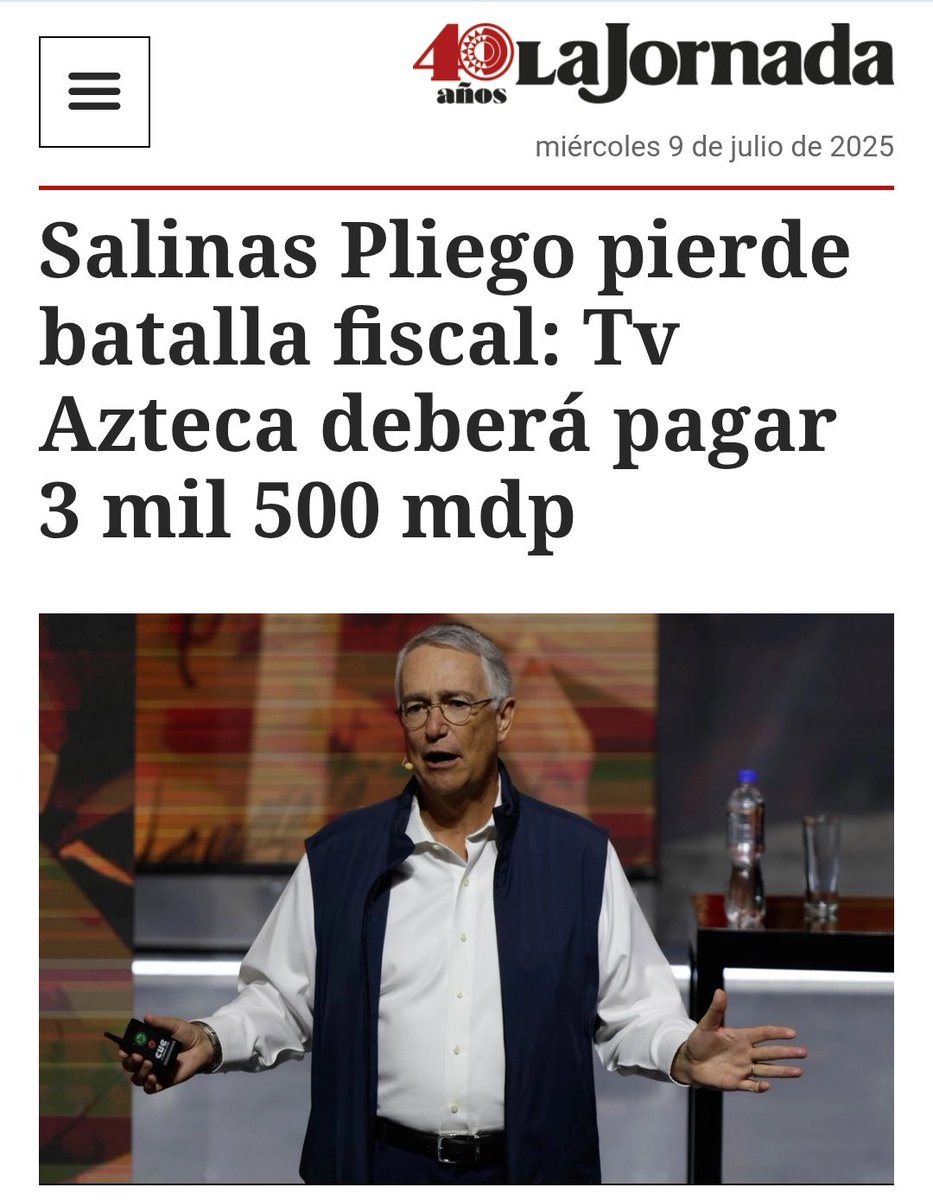 Os habla el Diablo #YaSeMeFueElDiscurso (@mike46084475) on Twitter photo Al final de cuentas los misóginos como <a href="/RicardoBSalinas/">Don Ricardo Salinas Pliego</a> también deben pagar sus impuestos. Al final de cuentas los misóginos como <a href="/RicardoBSalinas/">Don Ricardo Salinas Pliego</a> también deben pagar sus impuestos.