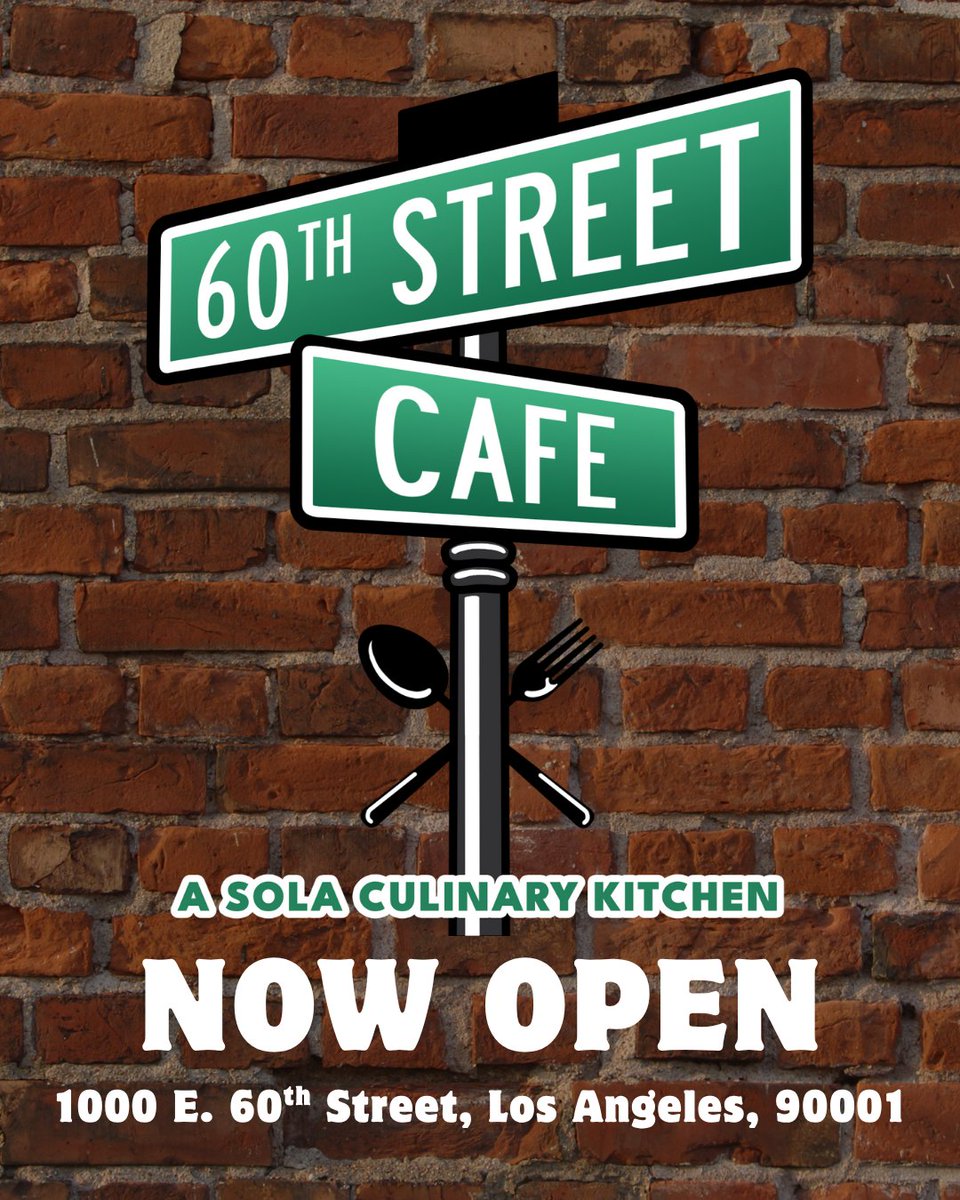 We're excited to Introduce the 60th Street Café, a new spot where good food meets even greater purpose. Whether you're grabbing a healthy bite or your go to latte, you’re also supporting hands-on job training for local aspiring chefs and food entrepreneurs at the Beehive!