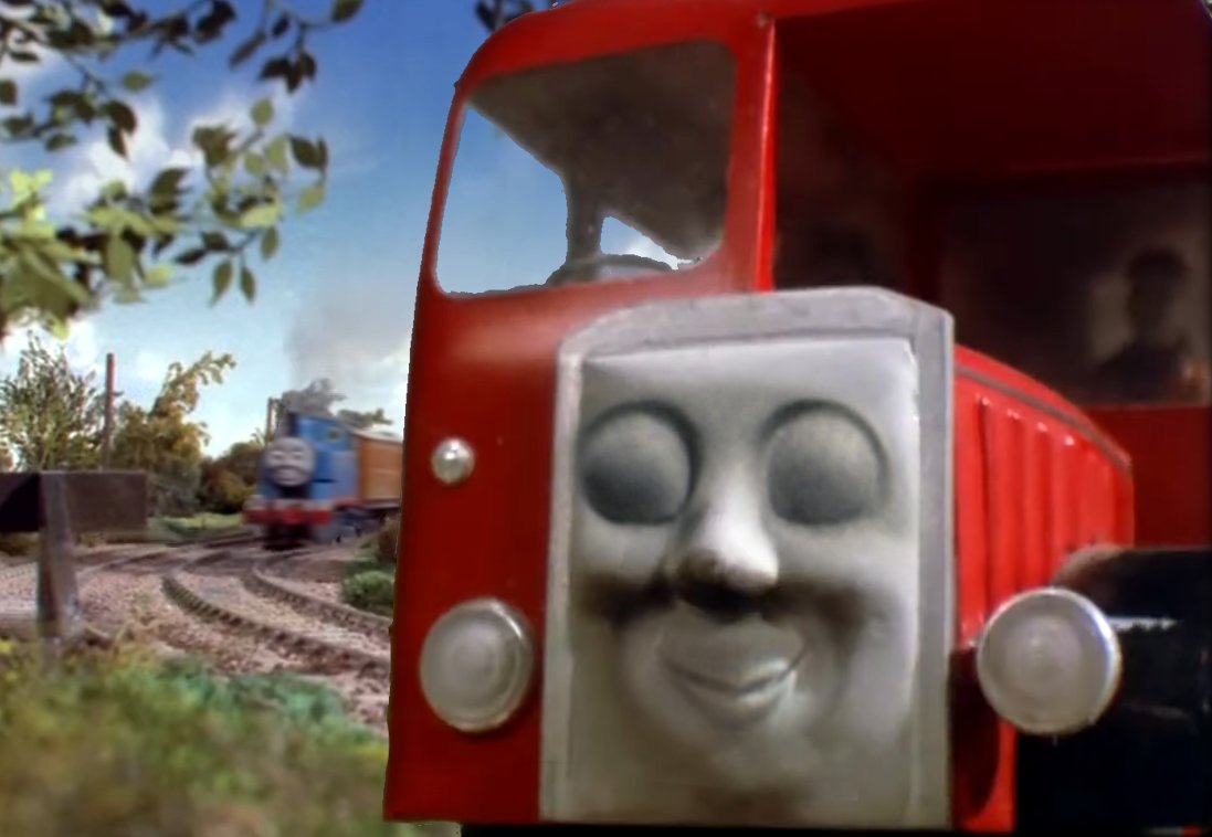 PeckettProduct2's tweet image. the thomas and the children creepypasta becomes really funny when you imagine it with the sounds ringo was making during S1-2