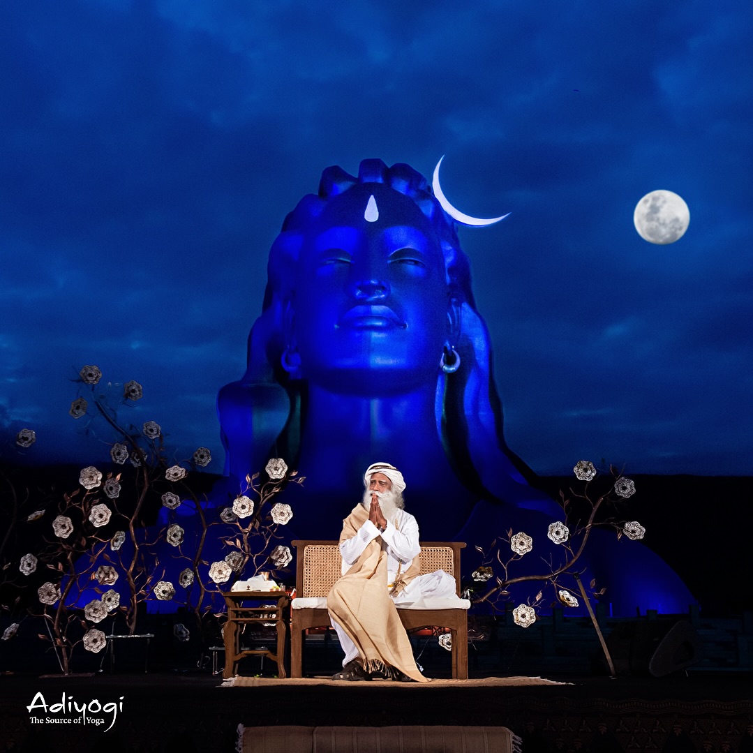 On that full moon night of #GuruPurnima 15,000 years ago, Adiyogi turned his attention to the seven sages, the Saptarishis. For the very first time in the history of Humanity, human beings were reminded that we need not be confined by the simple laws of nature. Adiyogi gave ways