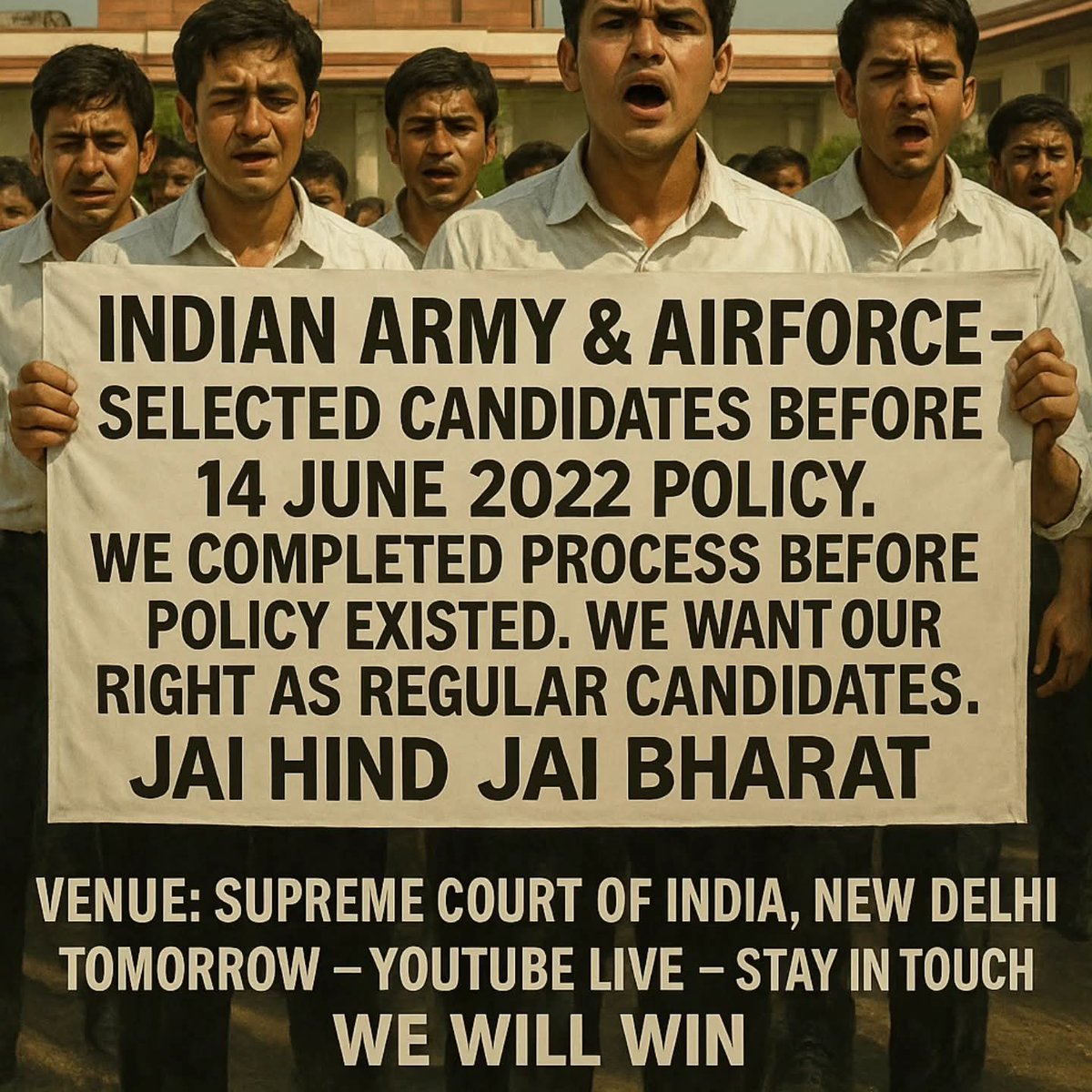 sanjitkuma32550's tweet image. #JusticeForJawan 
#Pendingsenabharti 
#JusticeForDefenceStudents 
हम युवाओं के साथ सरकार में इतना बड़ा अन्याय किया सरकार क्यों किया जवाब दो सेवा में जो भी जाता है गरीब का लड़का जाता है आप गरीबों का हक छीन हो हम लोग को कोई नहीं सुनने वाला है क्या यही लोकतंत्र है 🥹🥹 #MODi_G