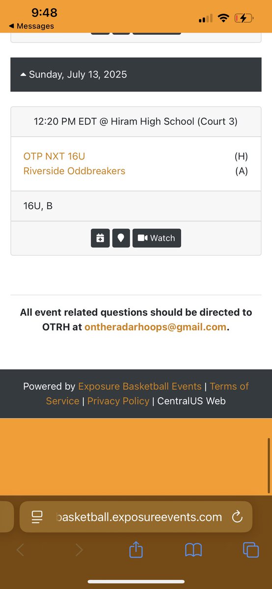 Come check me and my team out <a href="/OTPNXT2027/">OTP NXT 2027</a> this weekend live period