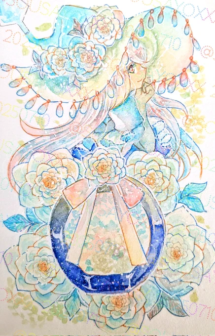 【ダリア魔女のインク】 #きらめく文具と画材展