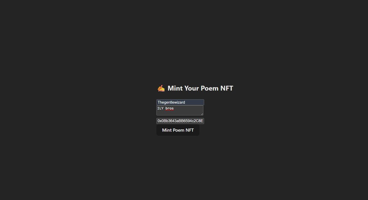 wizexe's tweet image. Yoo gm gm few hours ago @IRA_therabbit and @huntclubhero hosted a space and were talking on chain poems.
I was on airport and had a lot of free time ^^and made this little onchain poem minter for poets in the garden⛩️
-Write ur twitter name or name or nickname
-write ur poem…