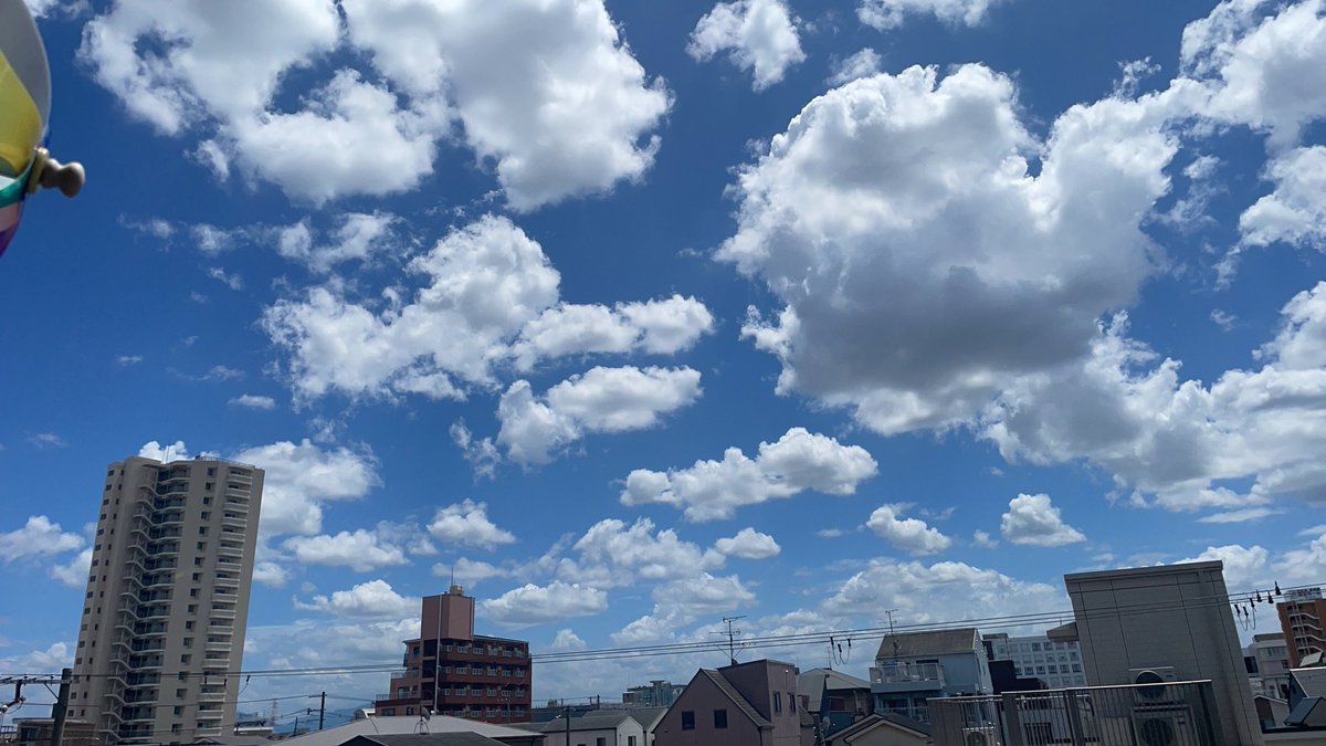chisa_0725's tweet photo. 夏の空だ！
#夏
#夏空 https://t.co/oclSPw4V1K