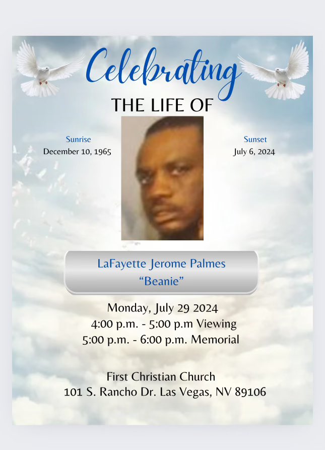 Nicole Krasean (@nicolek_fox10) on Twitter photo EXCLUSIVE: Lafayette Palmes died last year on July 6 due to heat exposure and dehydration.
His family filed a lawsuit last week against multiple parties, including Maricopa County, regarding the events leading up to and surrounding his death.
Full story at 9 on <a href="/FOX10Phoenix/">FOX 10 Phoenix</a> EXCLUSIVE: Lafayette Palmes died last year on July 6 due to heat exposure and dehydration.
His family filed a lawsuit last week against multiple parties, including Maricopa County, regarding the events leading up to and surrounding his death.
Full story at 9 on <a href="/FOX10Phoenix/">FOX 10 Phoenix</a>