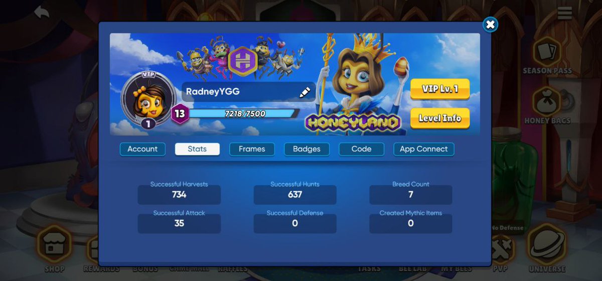 Radney0603's tweet photo. I just completed the YGG GAP S10 "Hunting for the Hive" Quest. The game runs fast, no lag and easy to maneuver. The character designs is very cool and amazing graphics.

@YieldGuild @PlayHoneyland https://t.co/dkOLdB7Z0R