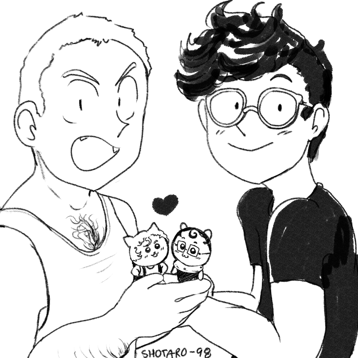 Shotaro_98's tweet photo. jsahdjhdsahgfasgh waaaaaaa It's the cutest thing I've seen today(❤´艸｀❤) Thank you so much!!❤ https://t.co/f9rtOqIbR0