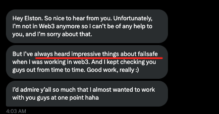 Feeling grateful today. Moments like this remind me that hard work and doing the right thing never go unnoticed.