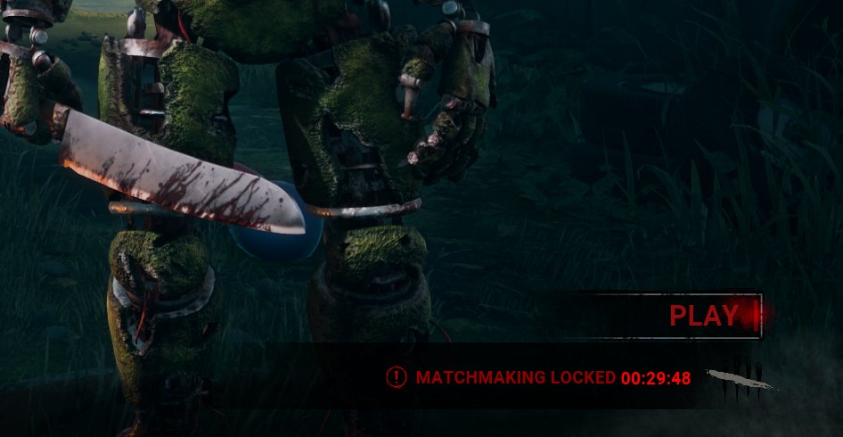 snaredum's tweet photo. i love crashing in dbd and having to deal with 30 minute bans for something i cannot do anything about #dbd #ilovedbd #playdbd #havingafuntime https://t.co/L9LtopjBpi