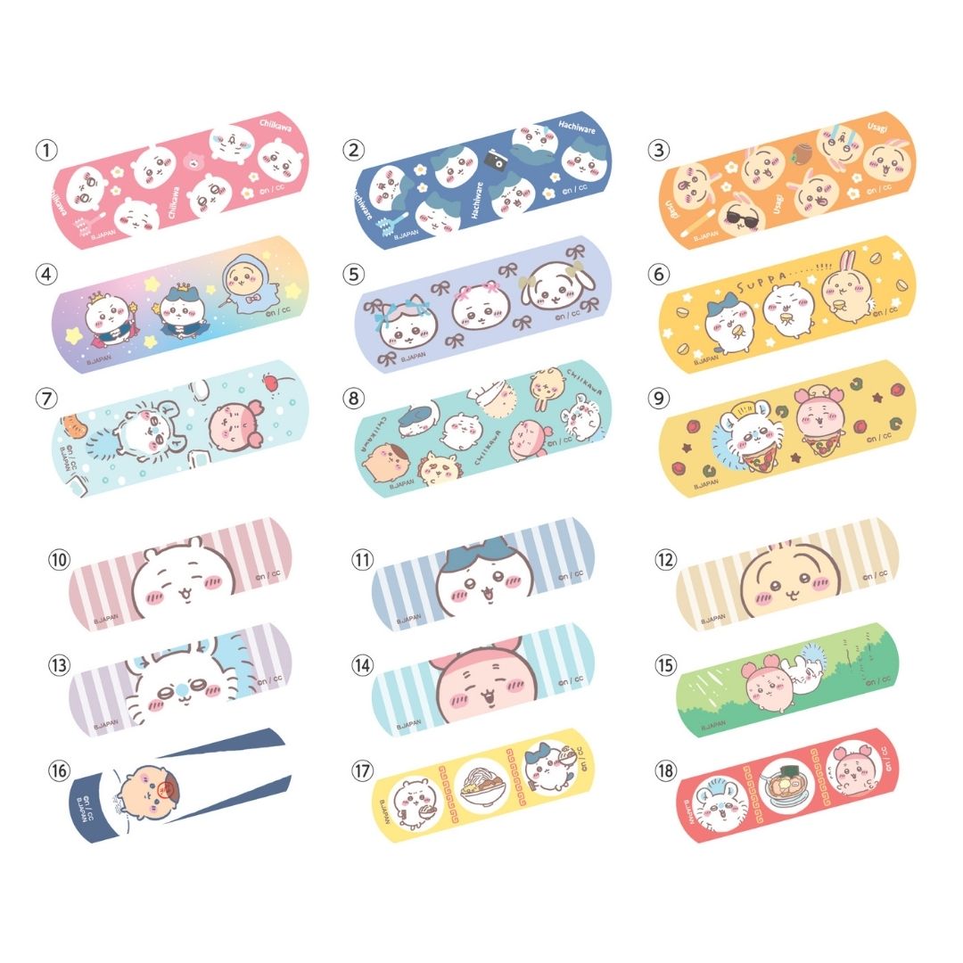 🌱新商品🌱

『救急ばんそうこう 6枚入』

110円(税込)

ころんじゃっても
ぺたりで 笑顔🩹

全18柄から ランダム入りの
おたのしみ 6枚💭

#ちいかわマーケット では
7/11(金)11時より発売🌱
🔻chiikawamarket.jp

#ちいかわ