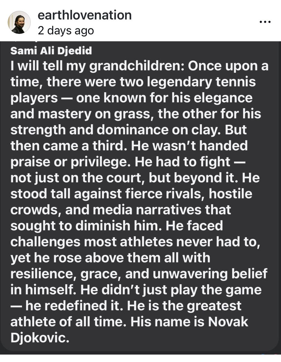Syl2802's tweet image. So True! @DjokerNole 
🙌❤️