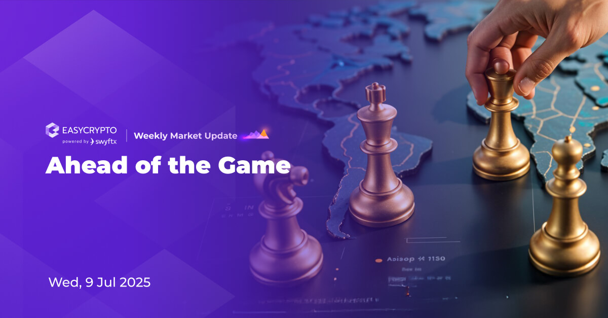 🗓️ Weekly Crypto Update: July 9th. Trump’s trade war is back and it's nudging the world away from the US dollar. 

Get the full update  👉 hub.easycrypto.com/news/weekly-ma…
