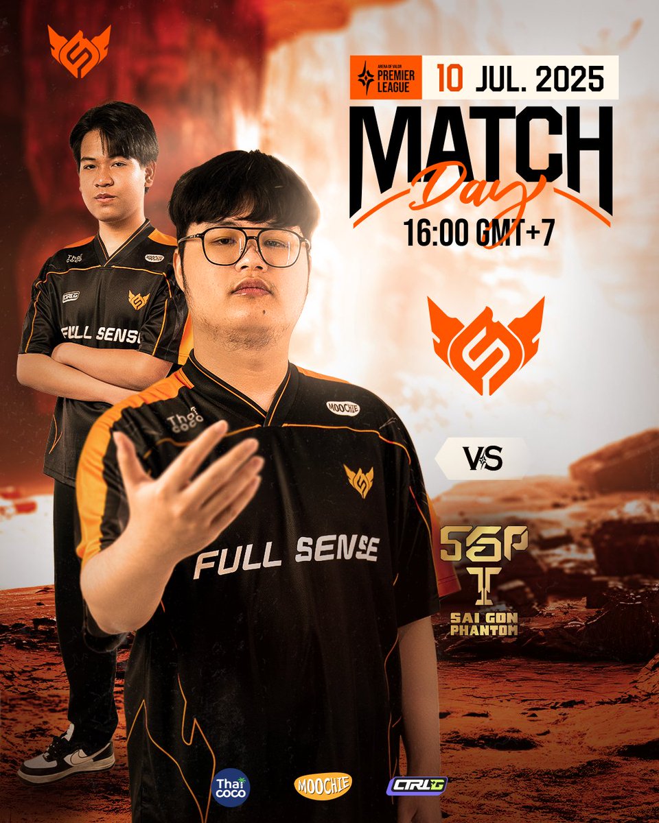 Arena of Valor Premier League 2025

FULL SENSE vs Saigon Phantom

Our first match in the quarterfinals 🫶🏻 We’re staying focused and giving it our all, we won’t let our FENCE fam down!🧡

🗓️ : 10 JULY 2025
⏰ : Around 16.00 GMT+7
📺 : Live Broadcast
facebook.com/ROVTHeSports