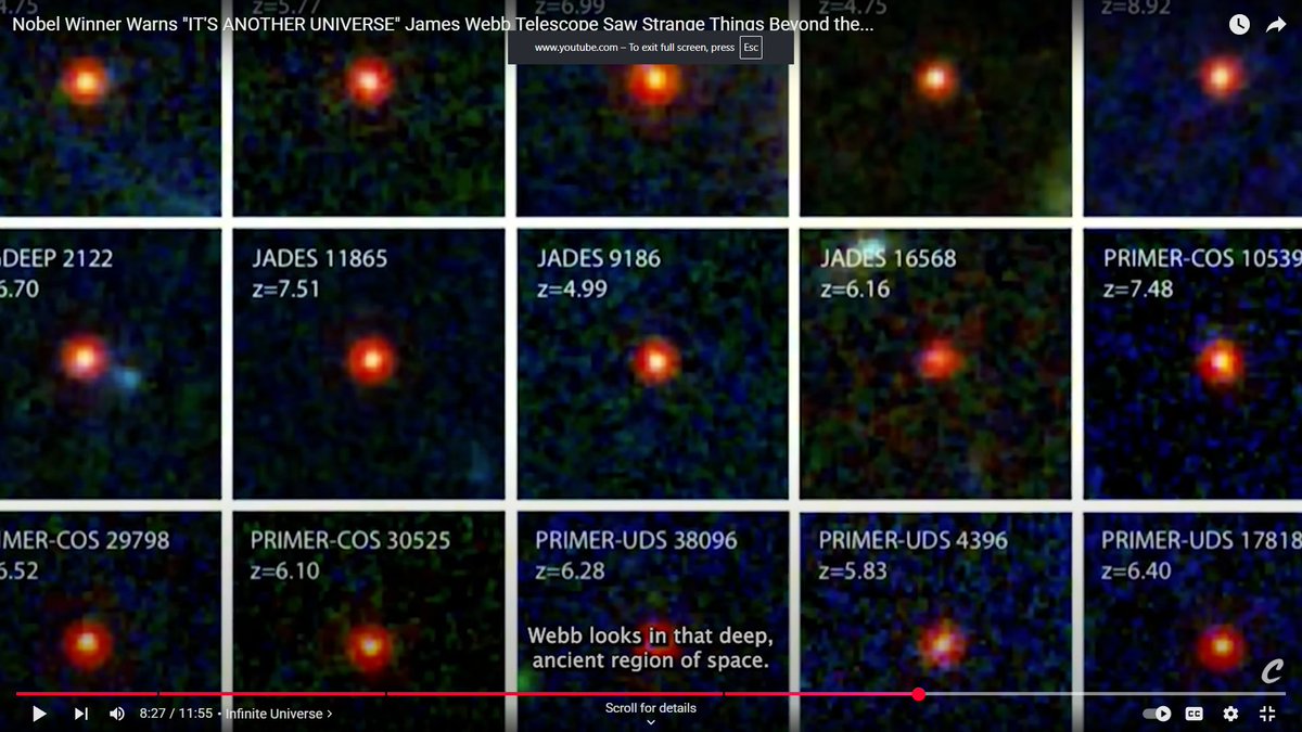 iceaxehikes's tweet image. What happens when you look beyond the known universe? Our current Big Bang theory says these should not exist. Nothing should be so cohesive and luminous that close to creation. Another Mystery. JWST.