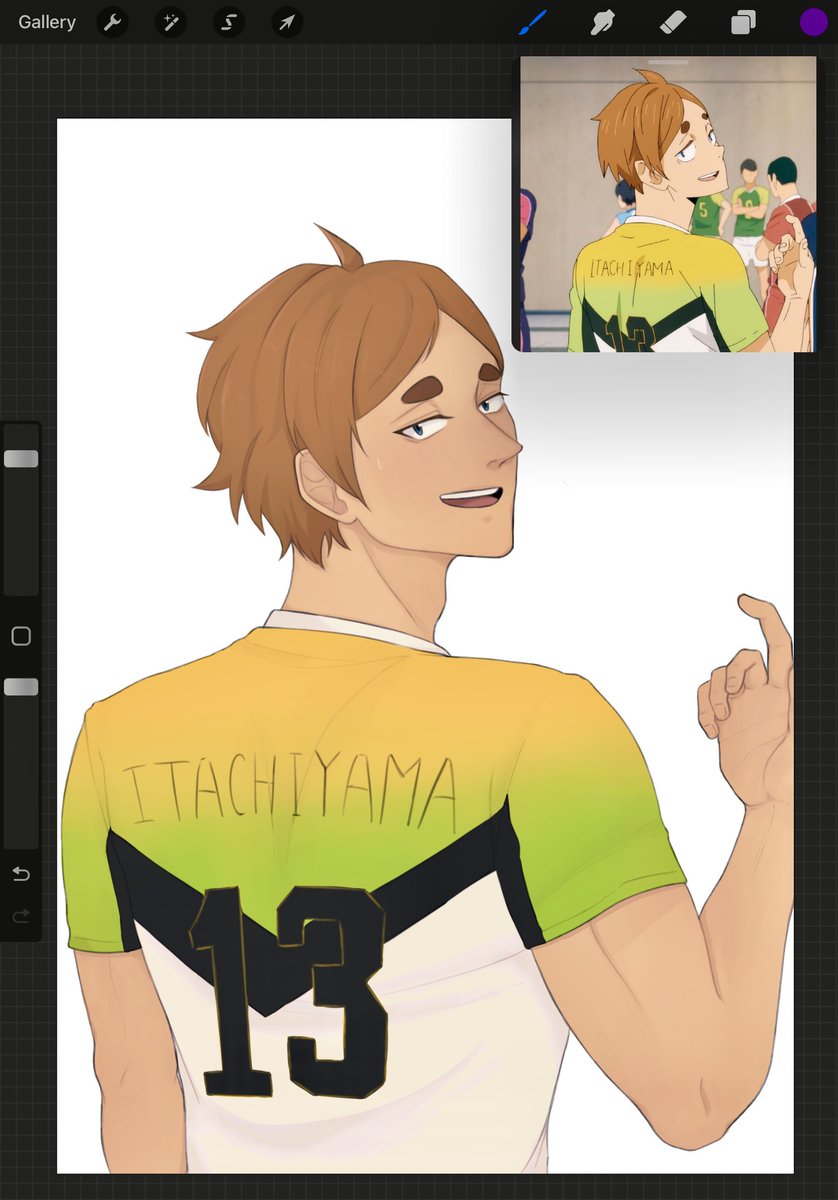 pequitaskun's tweet image. Practicing with Komori hehe
(First time drawing him properly 😩)
#hq #haikyuu