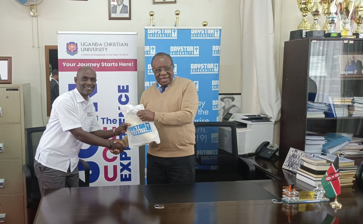 RichardMulindw2's tweet image. I am deeply humbled and sincerely grateful to Prof. Laban Ayiro, VC of Daystar University, for the thoughtful and generous gift.
Thank you for your generosity and the inspiration you continue to be to many of us in the academic and faith communities.
@UCUniversity
@Archbp_COU