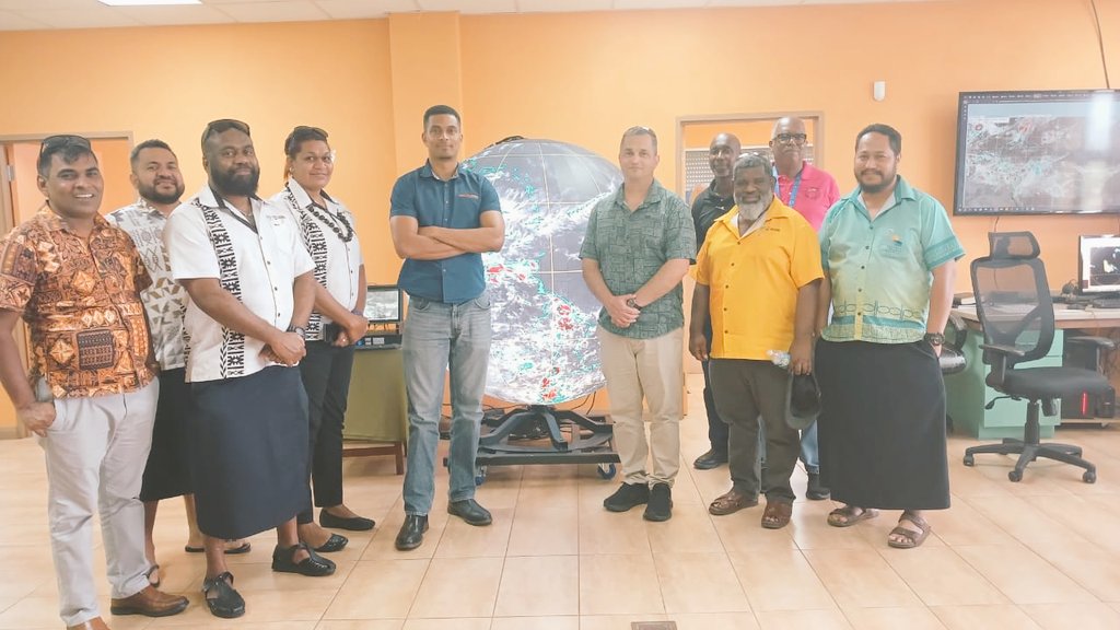 realPhilMalsale's tweet photo. SPREP - COSPPac team from BoM, SPREP and SPC were part of the Pacific Is Regional Climate (RCC), Regional training Centre (RTC), Regional Instrument Centre (RTC) team on a study tour to Barbados in the Caribbean mainly to finslise work to get the PI-RCC to operational.
#COSPPac https://t.co/VyEbz9yxKr