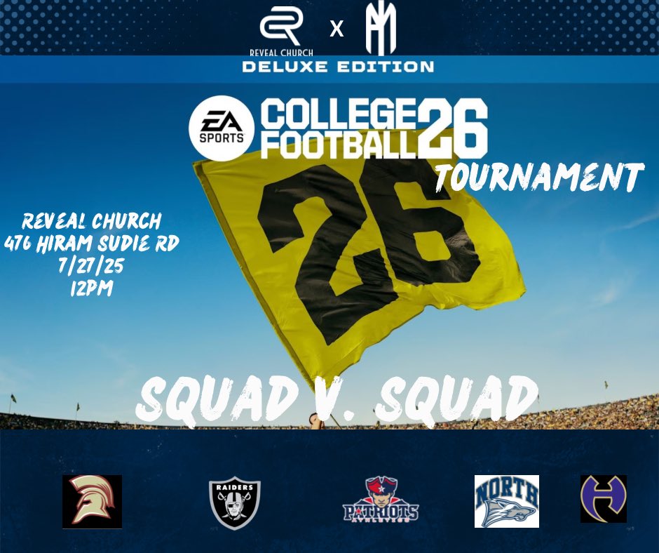 I.R. Kennedy (@ivanrosssk) on Twitter photo 🚨PAULDING COUNTY🚨
Bring your top 5 players and let’s see which school has the best players! Let’s have a little fun!
•Pizza Party for the team that wins
•Bragging Rights in PC
<a href="/EPHSRecruiting/">EPHSRecruitsFB</a> <a href="/HiramFBRecruits/">Hiram FB Recruiting</a> <a href="/NPHSRecruiting/">North Paulding Football Recruiting</a>
<a href="/SouthPauldingFB/">South Paulding FB</a>
<a href="/recruitPCHS/">Paulding County High School FB Recruits</a>
<a href="/NwGaFootball/">NwGa Football</a> 🚨PAULDING COUNTY🚨
Bring your top 5 players and let’s see which school has the best players! Let’s have a little fun!
•Pizza Party for the team that wins
•Bragging Rights in PC
<a href="/EPHSRecruiting/">EPHSRecruitsFB</a> <a href="/HiramFBRecruits/">Hiram FB Recruiting</a> <a href="/NPHSRecruiting/">North Paulding Football Recruiting</a>
<a href="/SouthPauldingFB/">South Paulding FB</a>
<a href="/recruitPCHS/">Paulding County High School FB Recruits</a>
<a href="/NwGaFootball/">NwGa Football</a>