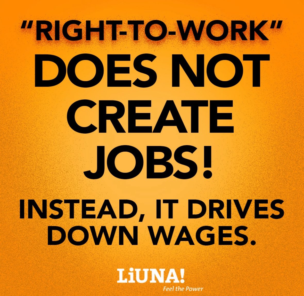 .<a href="/LIUNA/">LIUNA</a> is on point! <a href="/RightToWork/">National Right To Work Foundation</a> doesn’t want you 🫵 to earn a living wage, access affordable healthcare, and most importantly, have job protection.