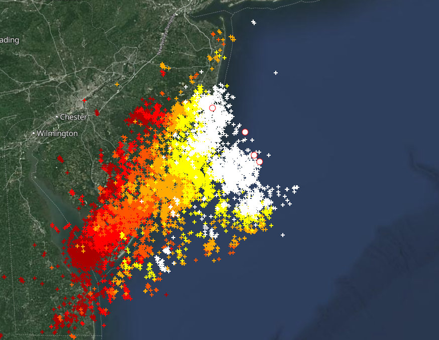 That is a crazy amount of lightning.