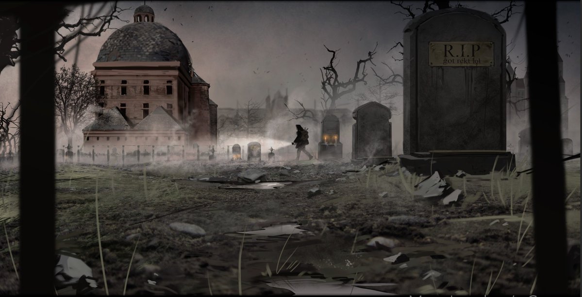 UnreadableComic's tweet image. Something s p o o k y is coming...
Look alive for Necro!! our upcoming second original comic. With art by @lusch_jpeg and written by EM
More details to follow, but here's a teaser for now!
#webcomic #spooky #horrorcomedy #horrorcomic #comedycomic #comicsontwitter #newcomicalert