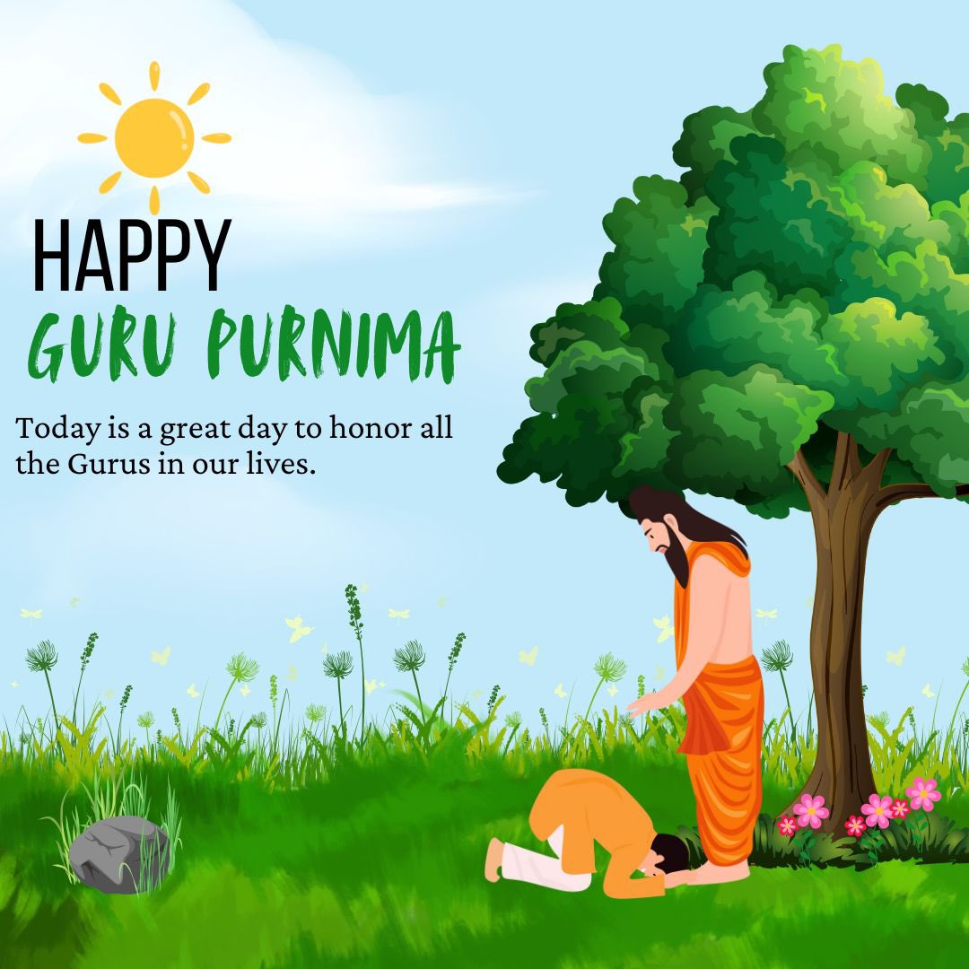 Wishing everyone a blessed and insightful Guru Purnima.✨✨

#GuruPurnima #Wisdom #SpiritualLeadership #Gratitude