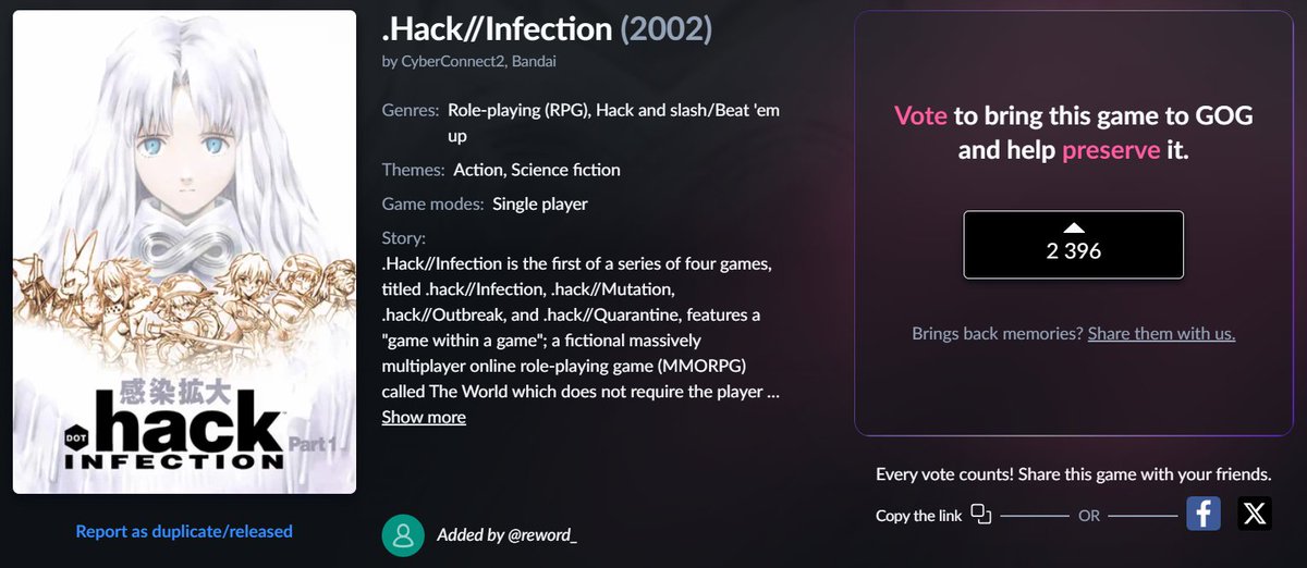 .hack//Return!! DOTHACK HAS RETURNED!!! tweet media