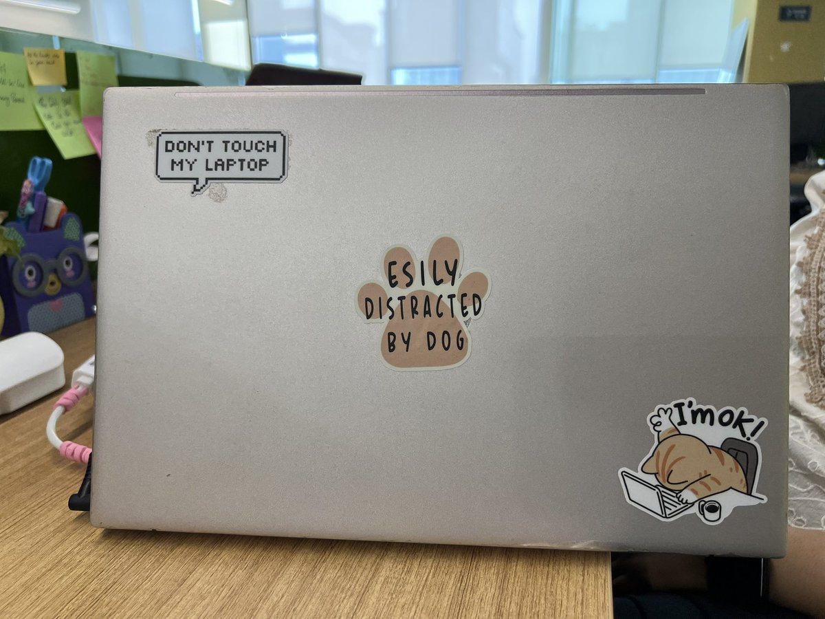 Send us snaps of your laptop stickers!