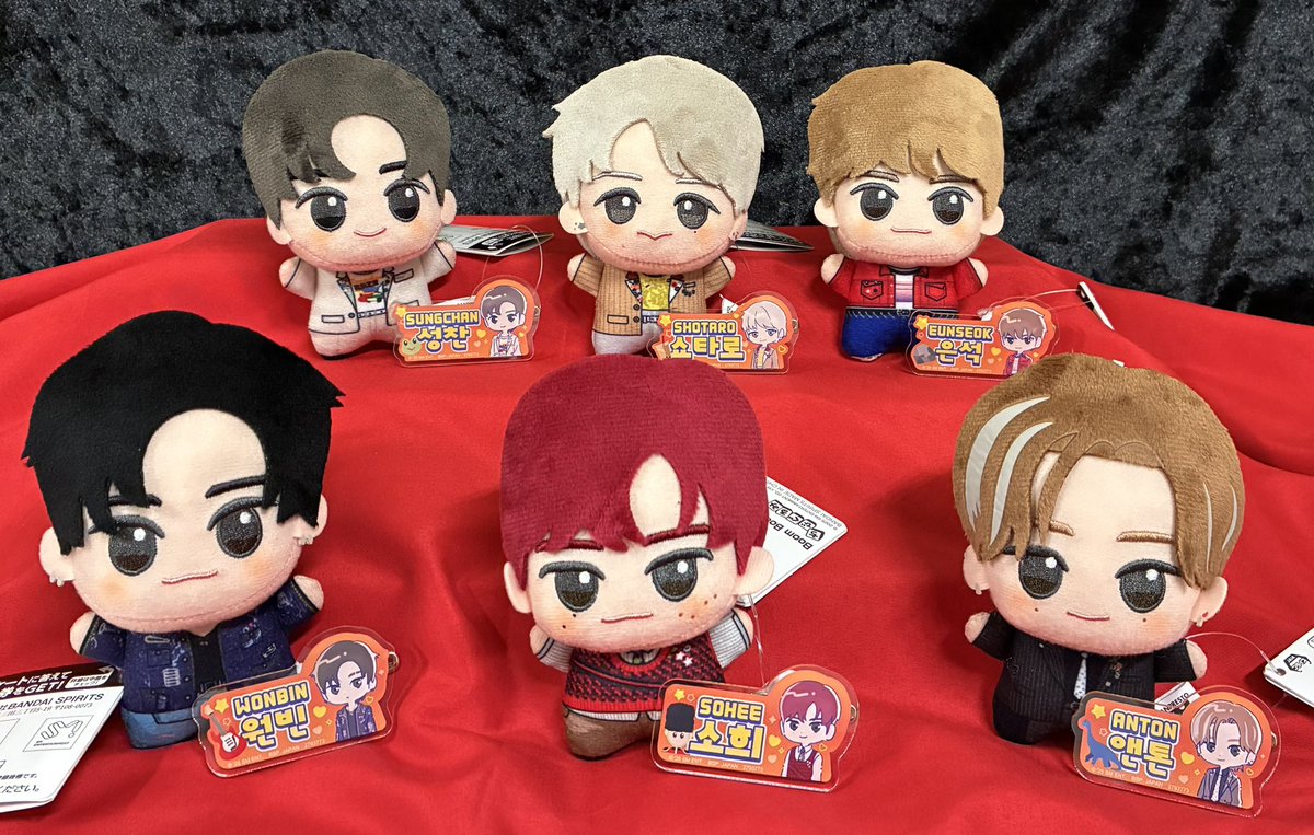 2階景品コーナー】 ・RIIZE Boom Boom Bass ちびぐるみ ・RIIZE の