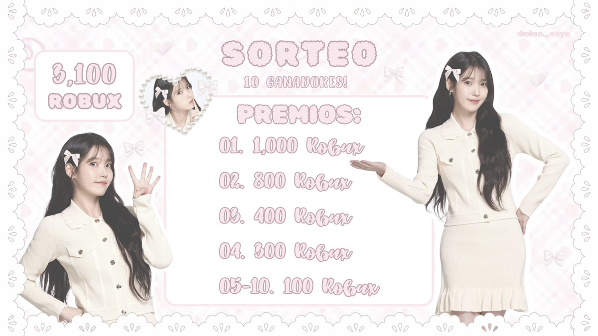 jieunnsita's tweet image. ꒰ SORTEO POR 3,100 ROBUX ꒱

໒꒰ྀིᵔ ᵕ ᵔ ꒱ྀི১ ── w ☁️, 🎐, &amp;amp; 🦇

↳ Requisitos abajo, Requirements below!