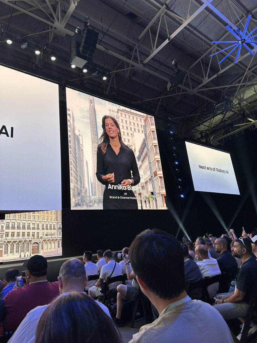Love to see women in tech #SamsungUnpacked <a href="/SamsungMobileUS/">Samsung Mobile US</a>