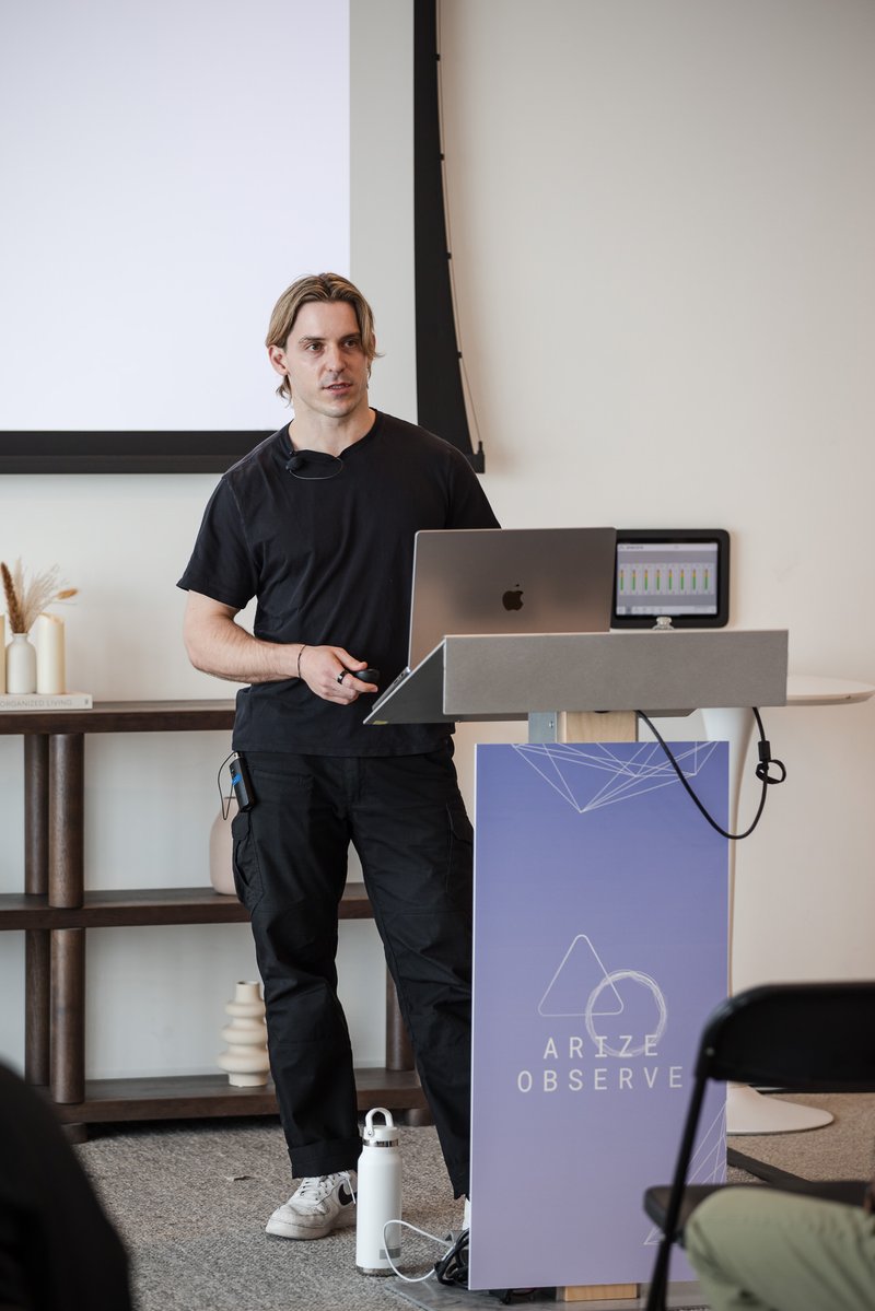 Didn't catch my talk at <a href="/arizeai/">Arize AI</a> Observe? Here's what you need to know...

1. AI-assisted software development has benefits, but also brings new challenges:
- Apps are bigger and more complex
- Dev cycles are faster
- Less human oversight

2. How do developers maintain