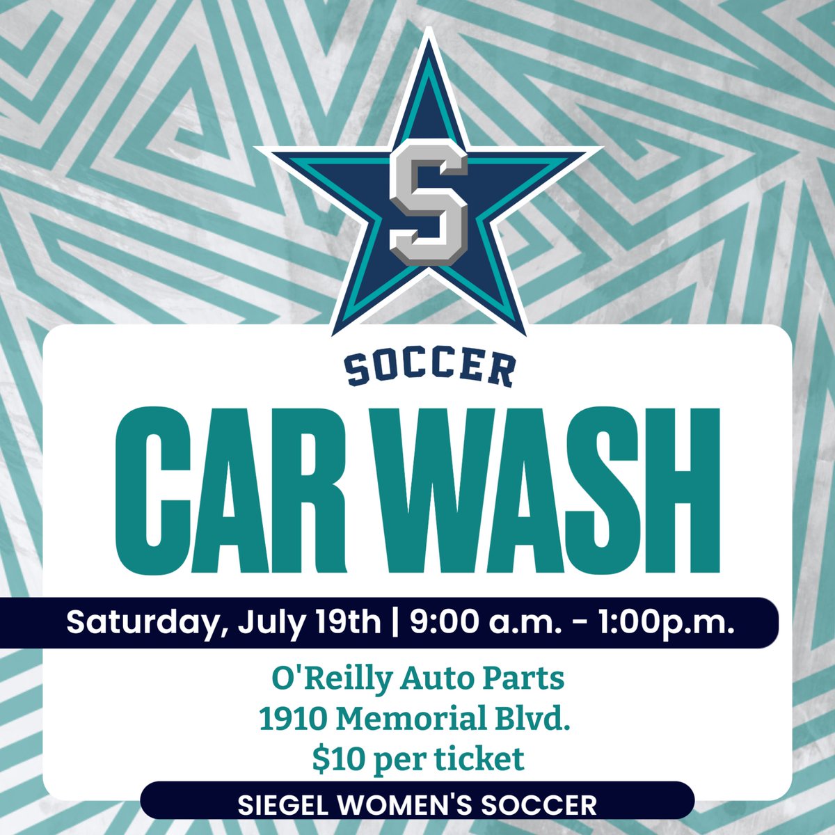 Come see us on July 19th to get your car washed! The girls will be selling tickets, or you can just come by on the day of! We would love to see you all out there helping support us for this upcoming season!