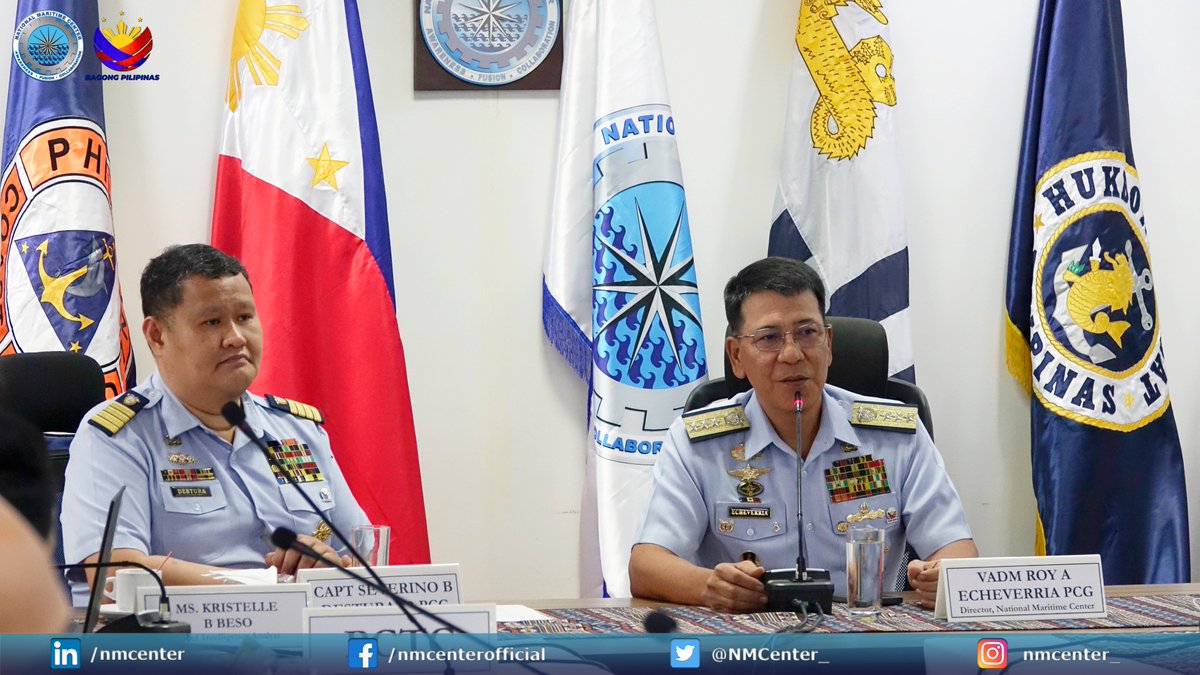 NMCenter_'s tweet photo. The National Maritime Center (NM Center) convened a Liaison Officers’ (LNOs) Meeting on 08 July 2025 in Manila, held at the NM Center Building, which aimed to strengthen interagency collaboration and maritime domain awareness (MDA) https://t.co/lf3nvemvTO