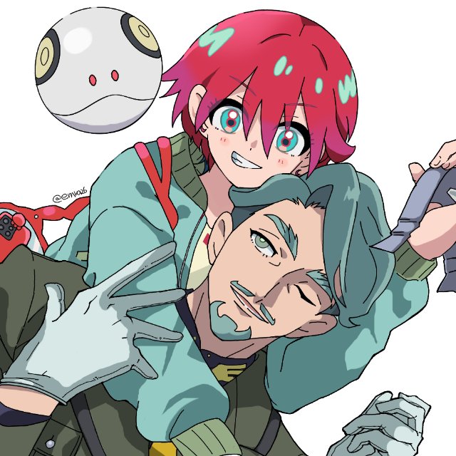 emya26's tweet image. ヒゲマンとマチュ