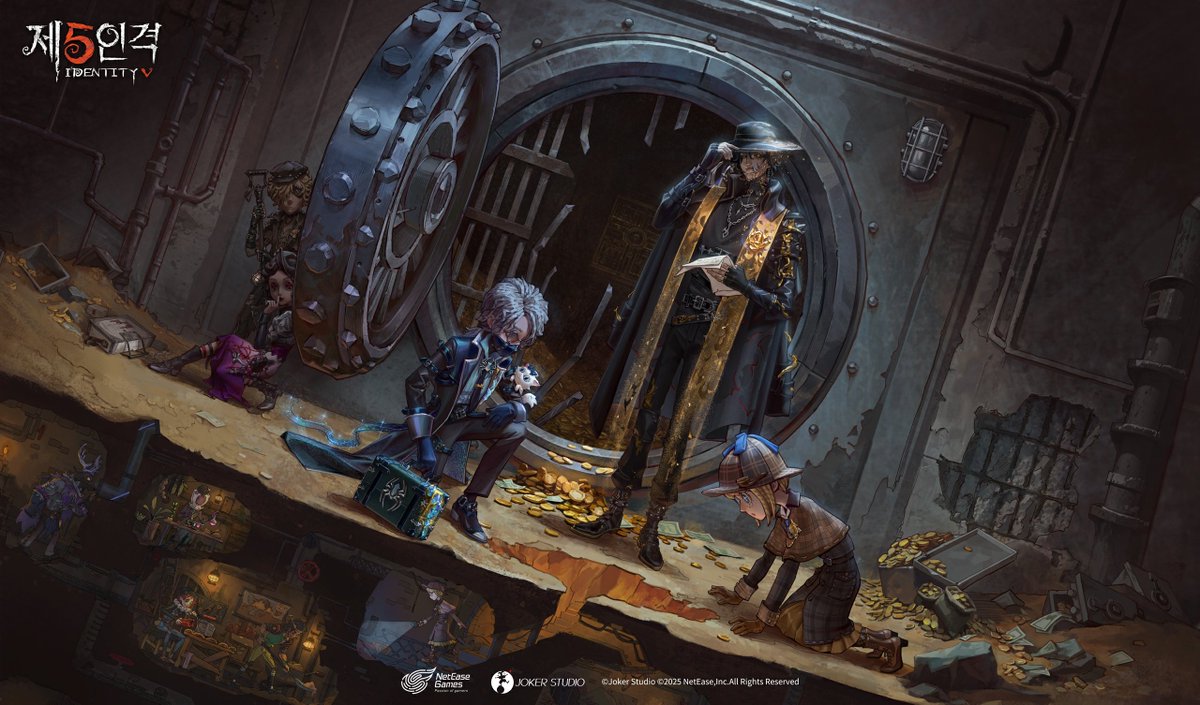 '진실 &amp; 추론' 7주년 이벤트
통로 속의 '비밀 약속' 이 오늘부터 시작된다네~

이벤트 보상으로는 진기한 스킨 교환권,
독특한 스킨과 액세서리를 획득할 수 있다네~

지금 로그인하면
7주년 정수 × 10도 획득할 수 있다네~

지하로 이어지는 사건의 진실에 다가가 보시게나~

#제5인격
#IdentityV