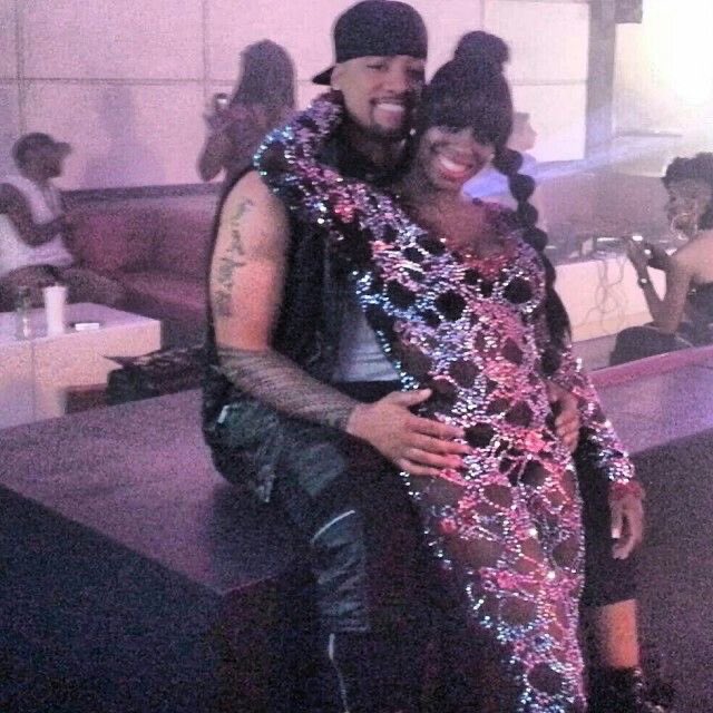 robbelair's tweet image. K. Michelle on set for her hit song ‘VSOP’