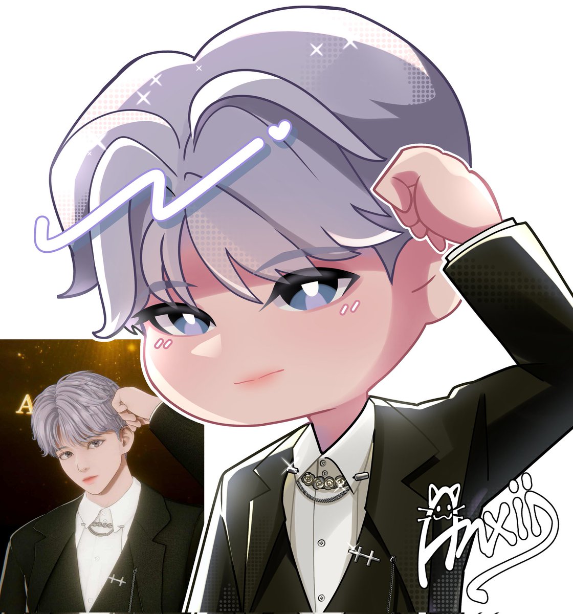 Drawing #REON in different artstyle w/ my artist moots 💜

First entry 💜

#AEONIT #이오닛
