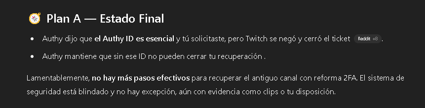 Bueno, se intentó por 2 semanas  nuevamente pero no se pudo. Podría seguir haciendo stream en el canal de la Manco Cueva como eh venido haciendo ya que solo tengo la clave de stream para el obs pero estoy cansado de no tener el control total del canal.

A empezar de nuevo xD