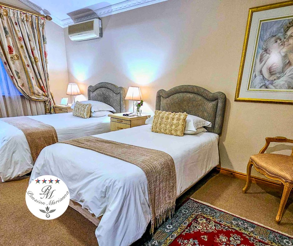 CPTnorth_'s tweet image. Start your day with a fresh breakfast and end it with a peaceful sleep at Pension Marianna Guesthouse.
📍: 27 Mariana Street, Bellville, Cape Town 📞: +27 21 945 1513 📩: info@pensionmarianna.co.za 🌐: pensionmarianna.co.za #PensionMarianna #BellvilleStay #BreakfastIncluded