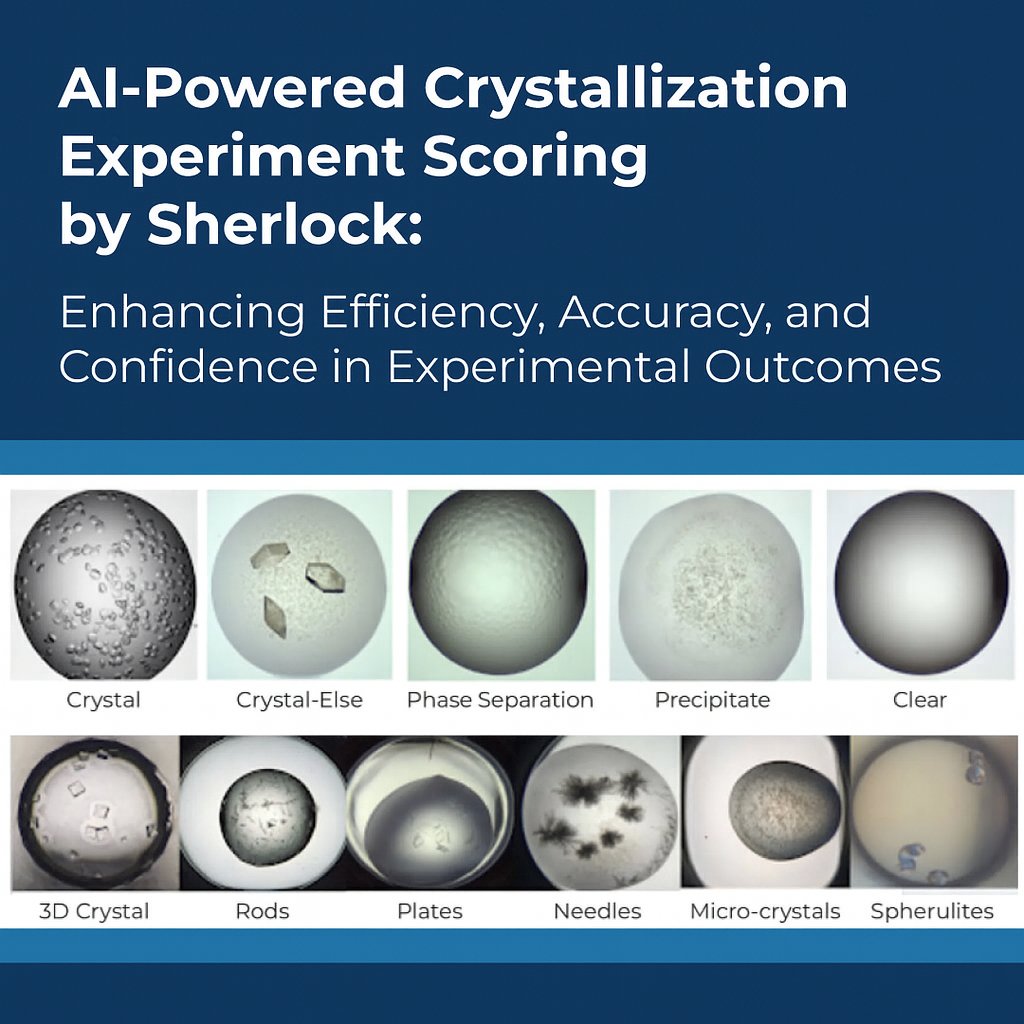 formulatrix's tweet image. AI-Powered Crystallization Experiment Scoring by Sherlock: Enhancing Efficiency, Accuracy, and Confidence in Experimental Outcomes

🔬 Read the full note: hubs.ly/Q03wqwmM0

#AI #Sherlock #ProteinCrystallization #RockMaker #Formulatrix