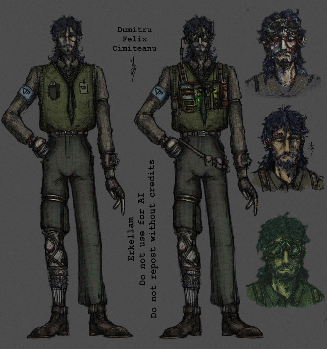 sonofnilfgaard's tweet photo. Well, after many years, I decided to post my work on Twitter. Let this be the concept art of my OC from The Outlast:Trials will be the opening post.
#outlasttrials #outlastoc #horrorart #murkoff #ocart #digitalartwork #digitalart #DigitalArtist https://t.co/J62pF9V0eZ