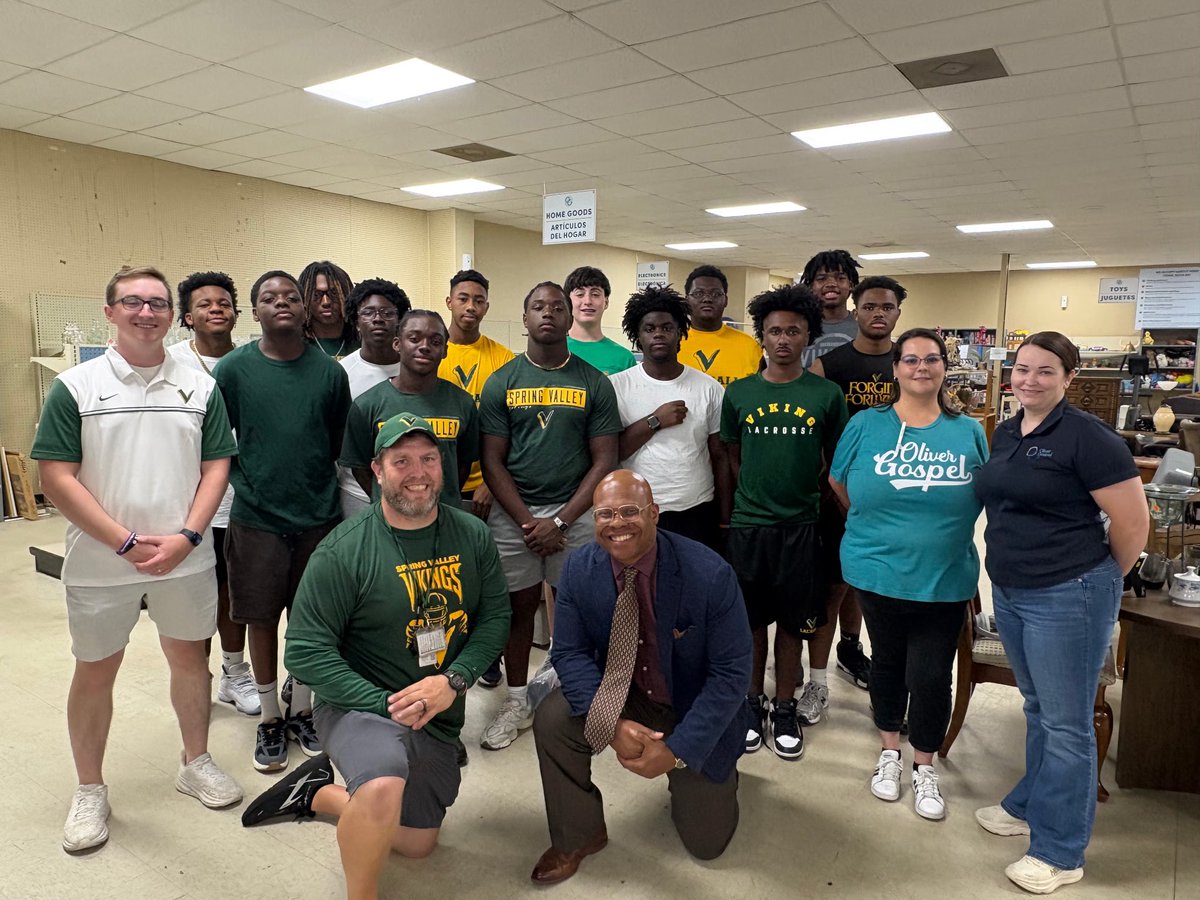 Spring Valley Vikings Football (@svvikings_fb) on Twitter photo Proud of our team for showing up and serving meals at Oliver Gospel Mission. These young men are learning what it means to lead beyond the field. 💪🏾🏈
#VikingsGiveBack #SVFootball #OliverGospelMission <a href="/wis10/">WIS News 10</a> <a href="/WLTX/">News19 WLTX</a> Proud of our team for showing up and serving meals at Oliver Gospel Mission. These young men are learning what it means to lead beyond the field. 💪🏾🏈
#VikingsGiveBack #SVFootball #OliverGospelMission <a href="/wis10/">WIS News 10</a> <a href="/WLTX/">News19 WLTX</a>