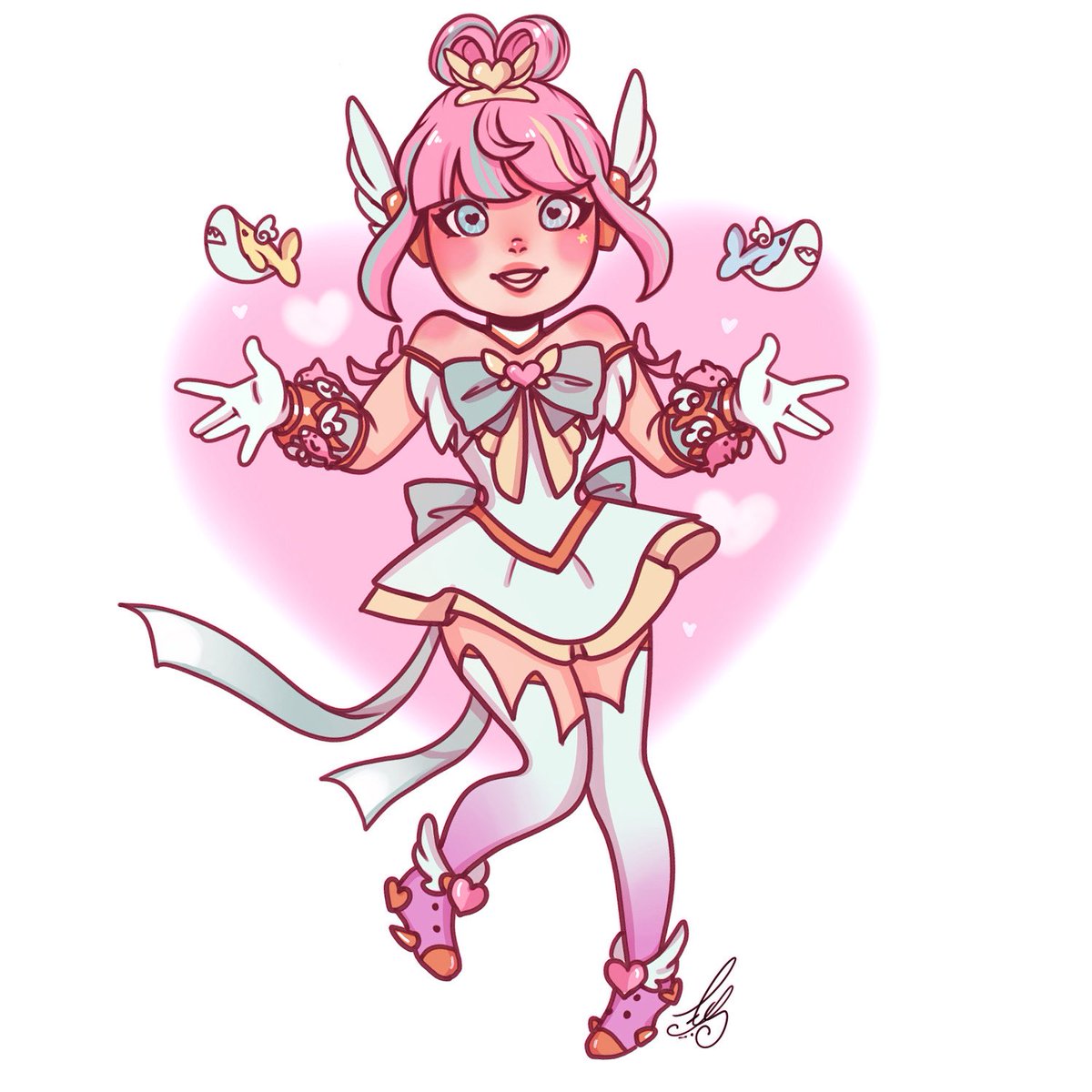ets_designs's tweet photo. I just love Juno’s magical girl outfit so much! ✨💫🚀

#Overwatch2Fanart #overwatch2 https://t.co/x5rLoTM9n8