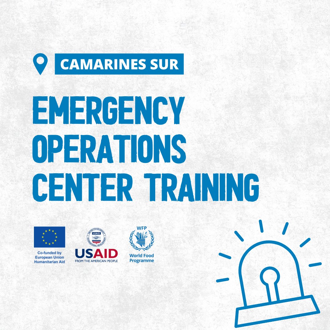 WFP_Philippines's tweet image. Government responders in Albay boosted their emergency operations center (EOC) readiness 🚨 In partnership w/ @CivilDefensePH, this initiative helped responders sharpen their ability to activate the EOC efficiently during crises.
Thanks to @eu_echo & the US Government's support!